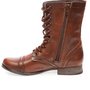 Steve Madden TROOPA BROWN LEATHER